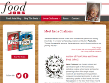 Tablet Screenshot of foodjobsbook.com